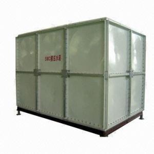 China Corrosion-resistant FRP SMC Water Tank with Integral Strength and Nice Adaptability on sale
