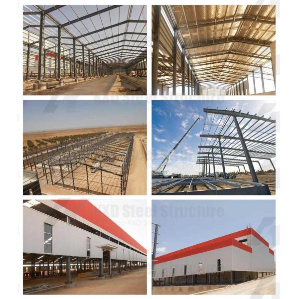 Welded H Section Column And Beam Steel Workshop Building For Industrial Quick Installation