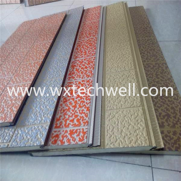 16 x 380mm PU Foam Insulated Exterior Decorative Wall Panel Roll Forming Machine