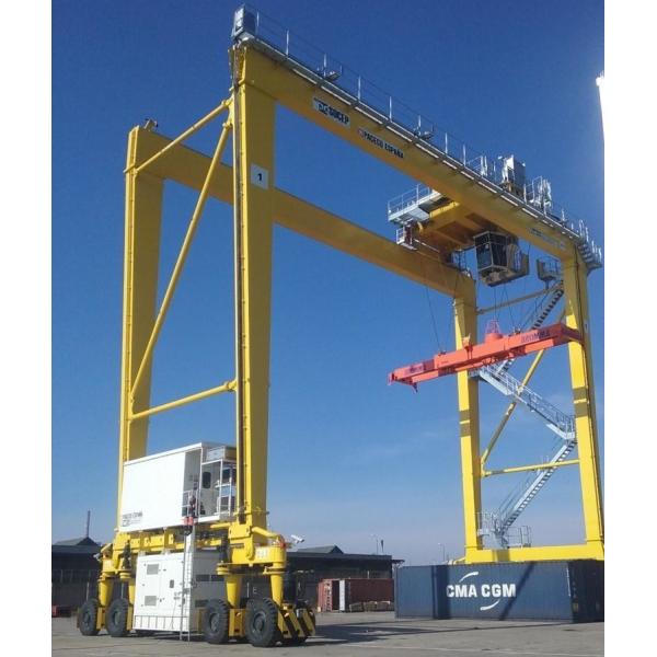 Port Rubber Tyred Gantry Crane A7 Duty For Container Loading