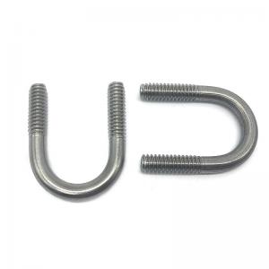 Quality Half Thread 10.9 U Type Bolt White Zinc Plated Carbon Steel Meterial Fasteners for sale