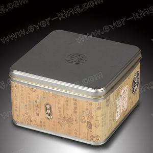 FDA Certificate Airtight Tinplate Glass Bottle Box