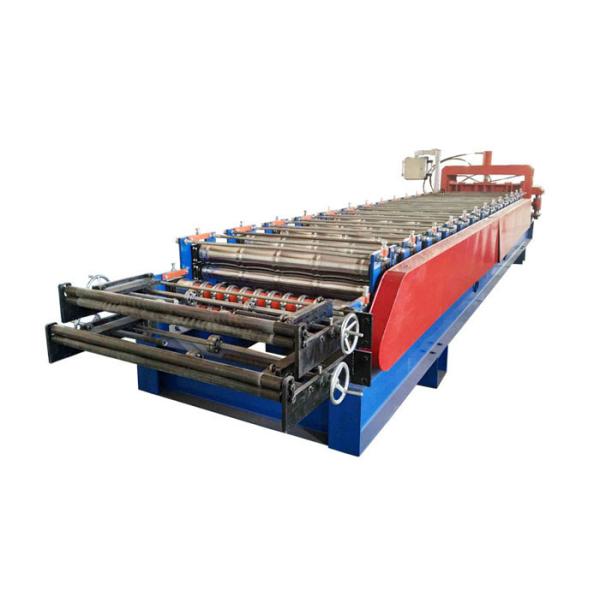 Customized Steel Tile Double Layer Roll Forming Machine With Long Life Time