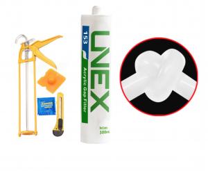 China Unex 153 Water Based Silicone Sealant General Purpose on sale