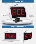 Wireless Digital Queue Management Number Calling System for Restaurant
