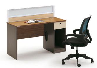 Buy modern computer table/computer desk/office staff desk with desktop partition at wholesale prices