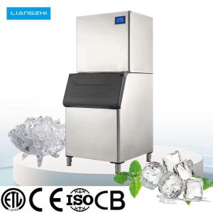 China Air Cooling 150kg Daily LZ-350 Medium Cube Ice Maker Machine Automatic Cube Ice Cube Maker on sale