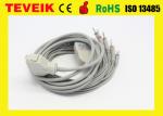 Fukuda Denshi 10 lead EKG cable ,FX-7402,FX-4010 ECG Cable with DIN 3.0 IEC 4.7K