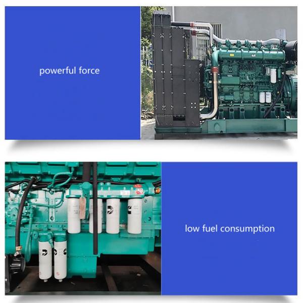 Open Type Cummins Diesel Generator Set Power 600KW Easy Control