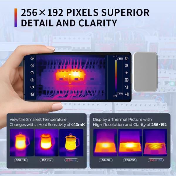 Hot Sale USB C Type Thermal Imaging Camera 256*192 Resolution ABS Material Designed for Android Phones ODM Customization