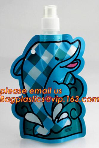 Customized logo folding sports water bottle/water bag/foldable bag for travel,Collapsible Water Bottle/Folding Water bag