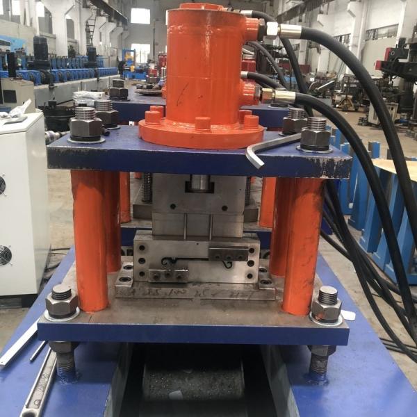 7.5KW Hydraulic Shutter Door Roll Forming Machine Punching Galvanized Metal