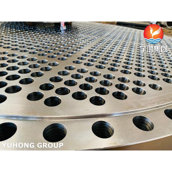 ASME SB171 C71500 Copper Nickel 70/30 Tube Sheet used in Heat Exchangers