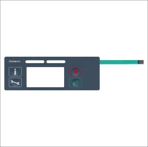 China 3 button membrane switch keyboard with lcd window on sale