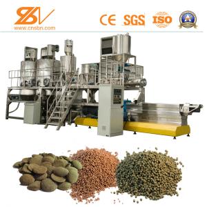 China Animal Feed Processing Machine / Floating Fish Feed Machine SGS Certification on sale