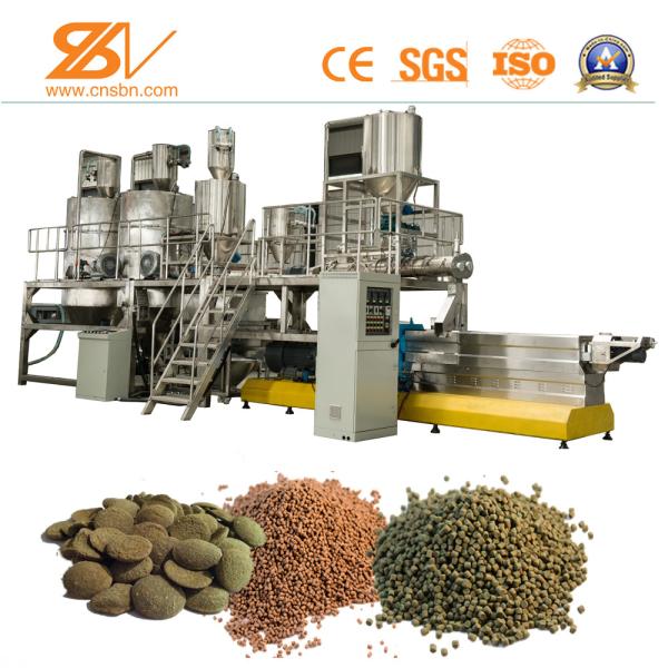 Buy Automatic Fish Feed Processing Machinery With SGS Certification at wholesale prices