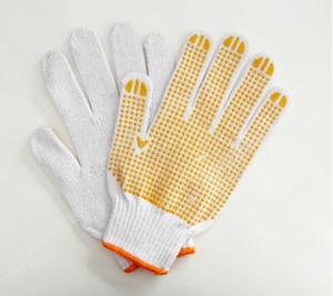 Quality Cotton string knitted seamless gloves for sale