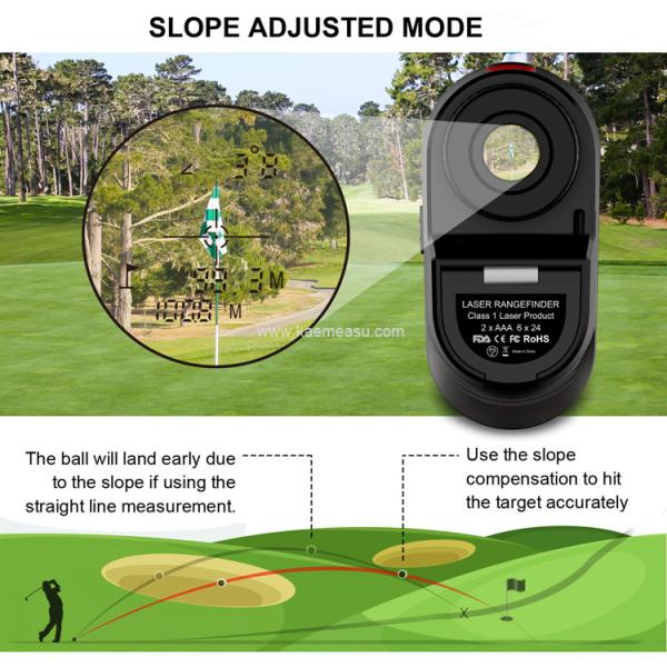 kaemeasu Hunting Rangefinder Golfing Shooting Telescope Angle Measuring Range Finder D600