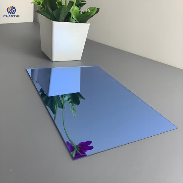 100% Virgin MMA Acrylic Mirror Sticker Logo Printed High Scratch Resistance