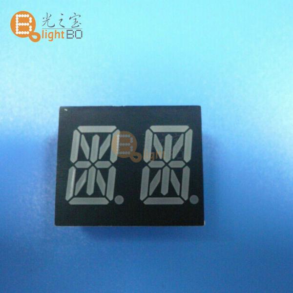 Easy assembly 14 Segment Alphanumeric Display 0.54 Inch Dual Digit Common Anode