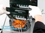 High temperature hot roast chicken bag grilled chicken stand up bag with handle,