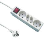 European 6 Gang Electric Extension Socket 3 Way Socket with Customized Functions