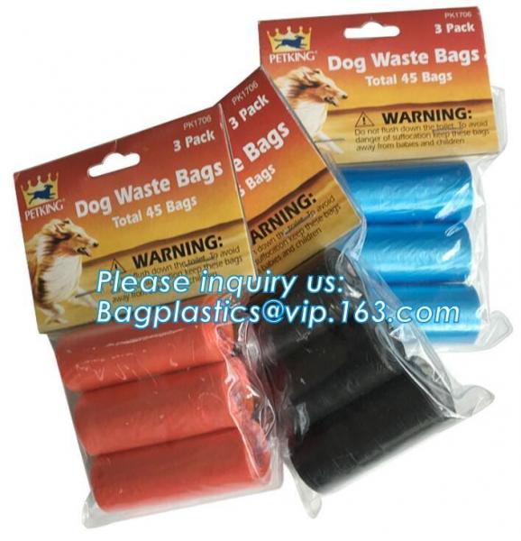 Biodegradable Compostable Scented High Quality HDPE Plastic Baby Nappy Sacks Baby Diaper Bags with Tie Handles, bagease