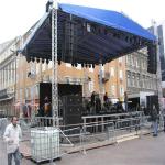 Aluminum Triangle Outdoor Concert Stage Truss Systems Easy Assembled Bolt Truss