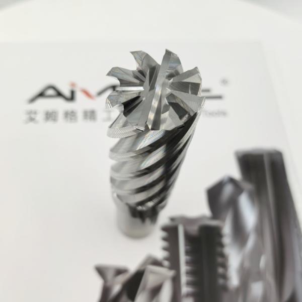 Multi Flute Carbide Milling Cutter Precision Cutting Tools For Batch Manufacturing