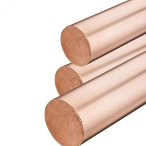Quality Pure Copper Bar Rod 99.9% 99.99% 99.95% 	Copper Material C1100 C10200 C18980 C15715 for sale