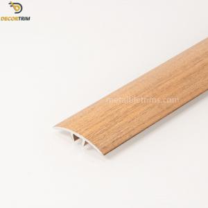 Quality Screw Fix Laminate Floor Threshold Strip , Wood Grain Metal Transition Strips for sale