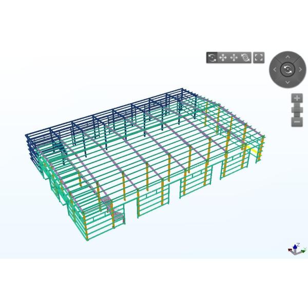 Experienced TEKLA Modeling Industrial Metal Workshop Building Construction Project