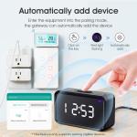 Tuya ZigBee Gateway with Time Display, Multi-Mode Smart Hub for Bluetooth Mesh,