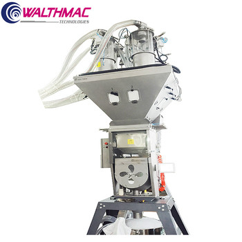 PVC PE PP Material Gravimetric Batch Blender Six Components Ingredients