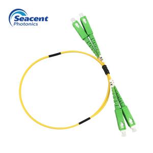 Quality Singlemode Duplex Sc Apc Fiber Patch Cord For FTTH FTTB FTTX Network for sale