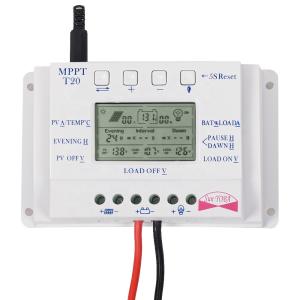 China LCD Solar Charge Controller 12V 24V Solar Panel Batteries Charge Regulator MPPT Solar Controller on sale