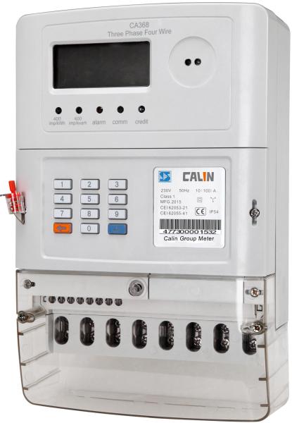 Buy Split Three Phase STS Prepaid  Meters , Load Switch Tamper guard Power Enery Meter at wholesale prices