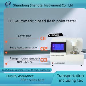 Quality Flash Point Tester ASTM D93 Fully automatic closed mouth flash point tester SH105BS for sale