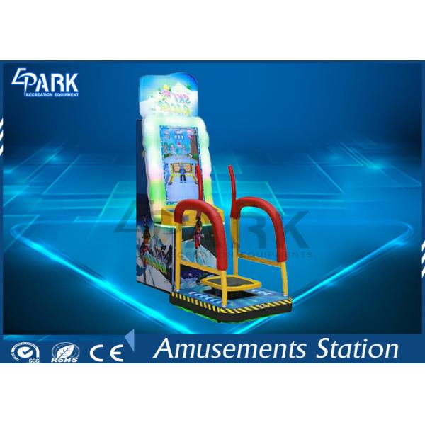 HD LCD Coin Operated Arcade Machines Single Player Ski Simulator Game For Commercial Mall