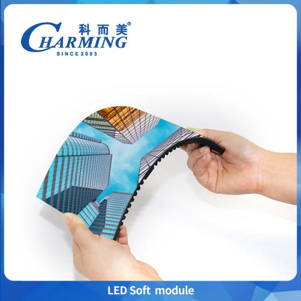 Indoor Led Soft Module P1.86/P2/P2.5/P3.076 Low Power Low Heat RGB Led Module For Wave Screen