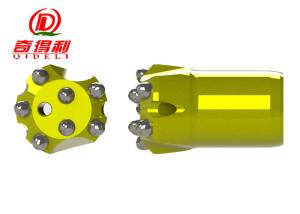 Quality Cold Pressing Buttons Taper Button Bit For Rock Drill 7 Buttons YK05 Carbide for sale