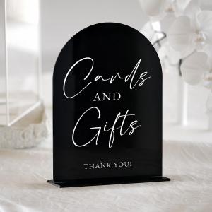 China Desk Sign Menu Acrylic Holder Wedding Luxury Modern Wedding Decor Display Stand Arch Frosted on sale