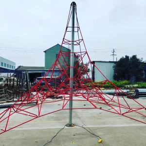 China Pyramid Playset Custom Climbing Net 8x8x6m For Playground Equipments on sale