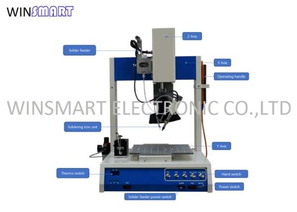 Buy Automatic 3 Axis PCB Soldering Robot Welding Machine 110V at wholesale prices