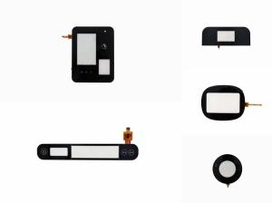 Quality Round Capacitive Touchscreen Panel I2C Interface Waterproof PCAP Touch Display for sale