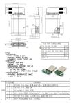 16P Type C USB Male Socket With PCB Right Angle