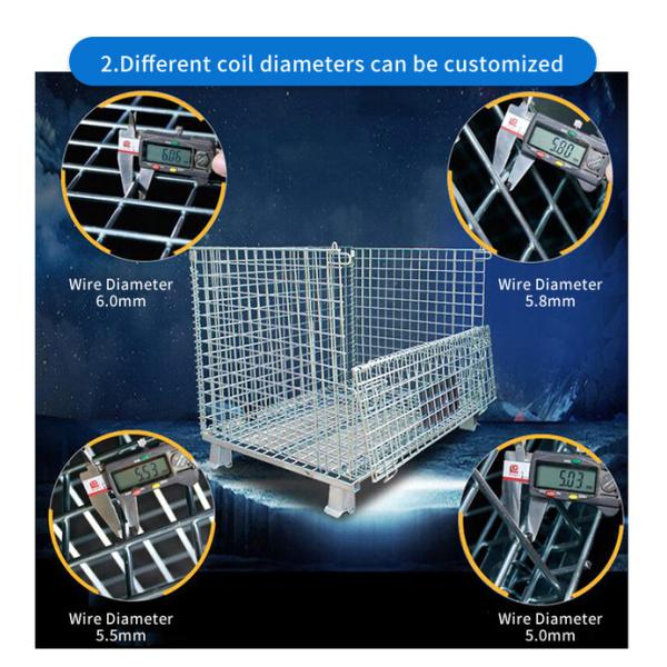 wire mesh storage containers