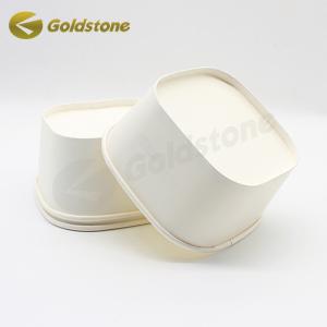 China FDA Square Eco Friendly Takeaway Food Containers Customization Food Packaging Square Paper Bowl on sale