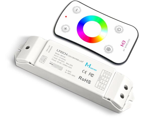 Buy Wireless Rgb Wifi Led Strip Controller Strong Obstructions Penetrating Ability at wholesale prices