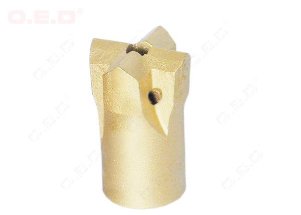 Buy Professional R32 R38 Taper Button Bit , Threaded Cross Bit For Hydraulic Drifters at wholesale prices